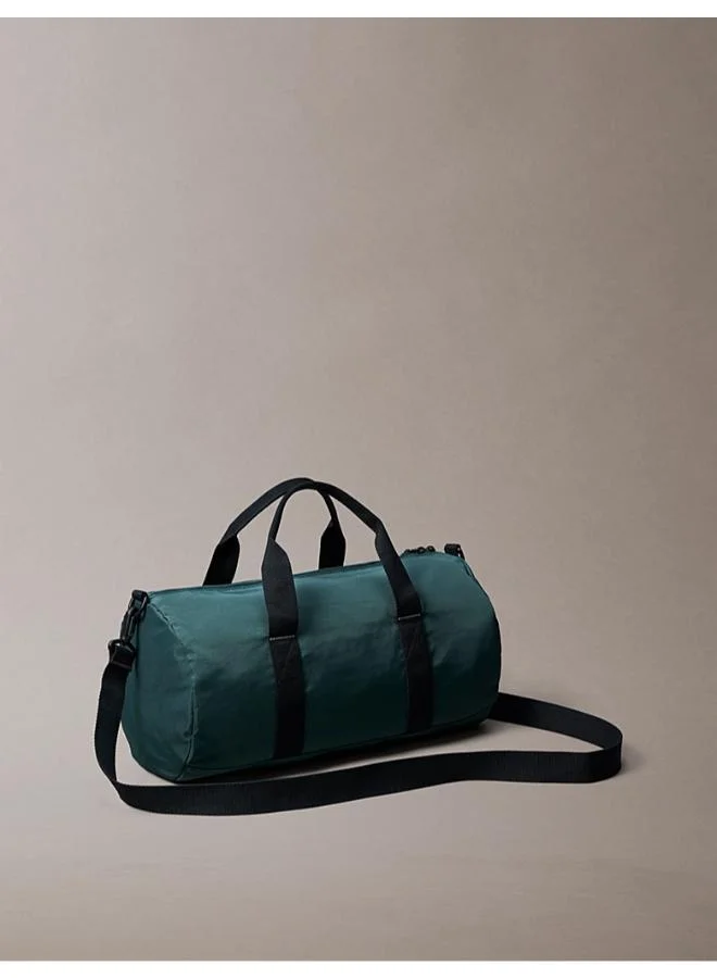 CALVIN KLEIN Dark Teal Bold Logo Nylon Duffle Bag for Men | Best Price UAE